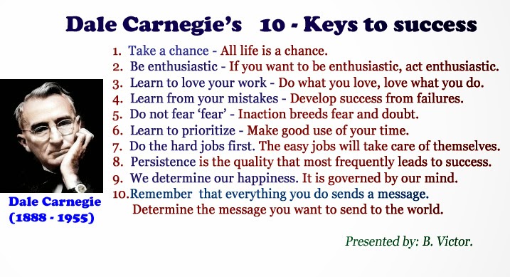 10 - Keys to success by Dale-Carnegie